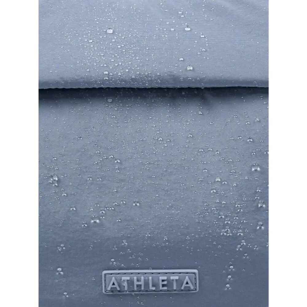 Athleta All About Sheen Small Crossbody Hobo Bag Blue Star